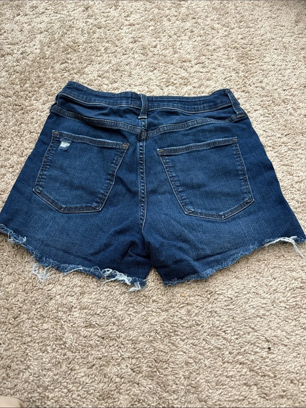 Universal Thread Dark Wash Distressed Denim Shorts